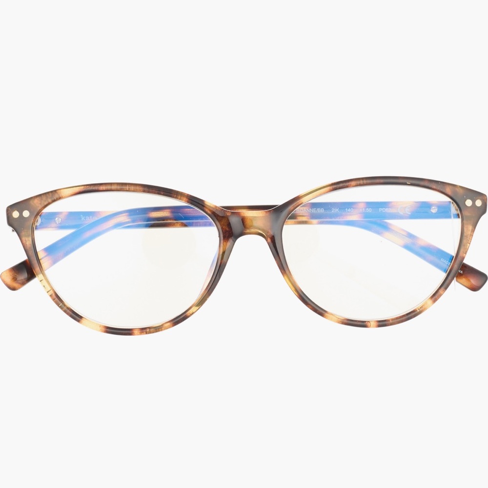 Kate Spade Roane Reading Glasses in Havana Gold| Size: 54x16x140